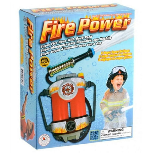 Aeromax Firefighter Costume Accessories Set, with Backpack and Hose