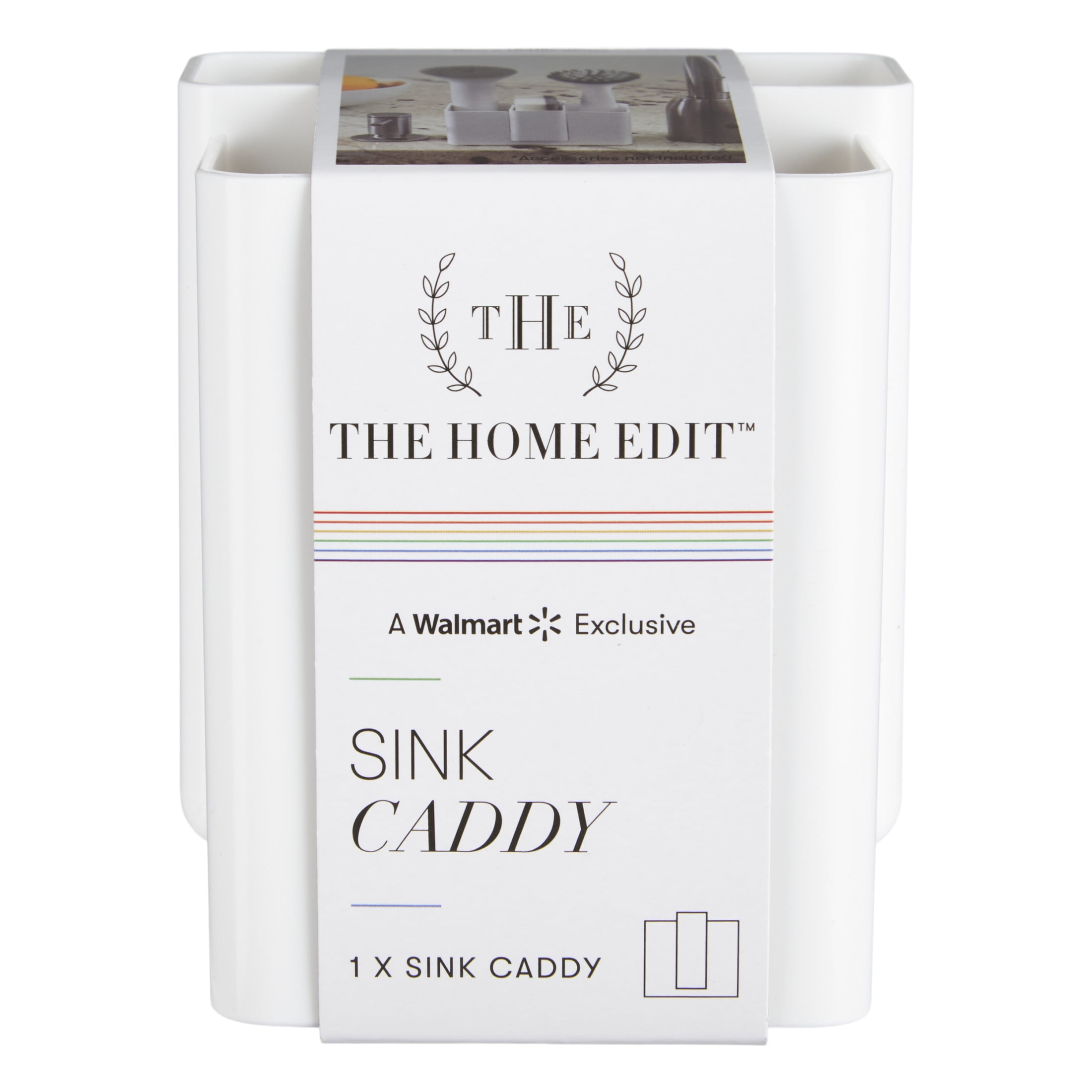 The Home Edit Sink Caddy, 4.8"H x 3.3"W x 4.6"D