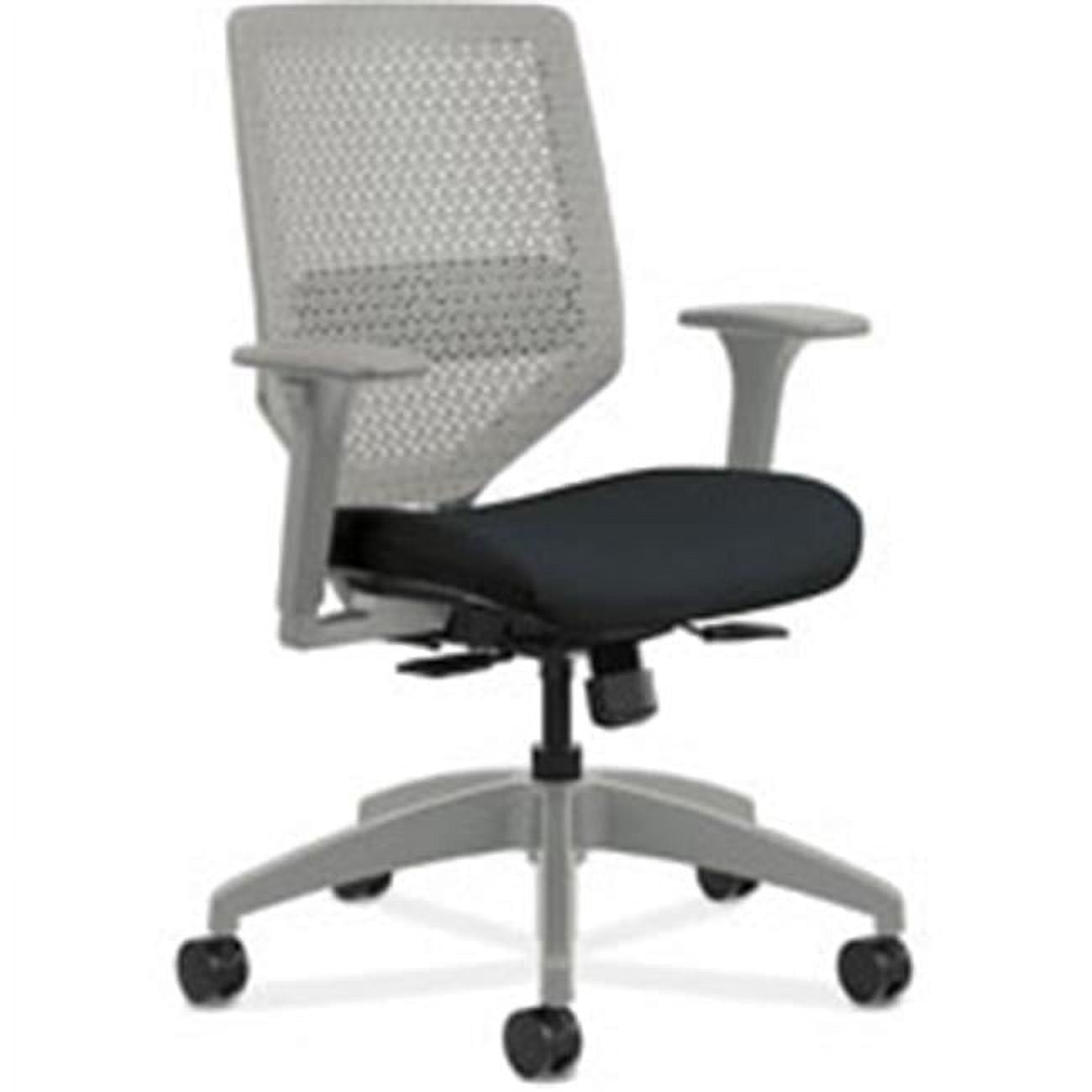 The Hon HO  Solve Seating Titanium Mid-Back Task Chair - Midnight