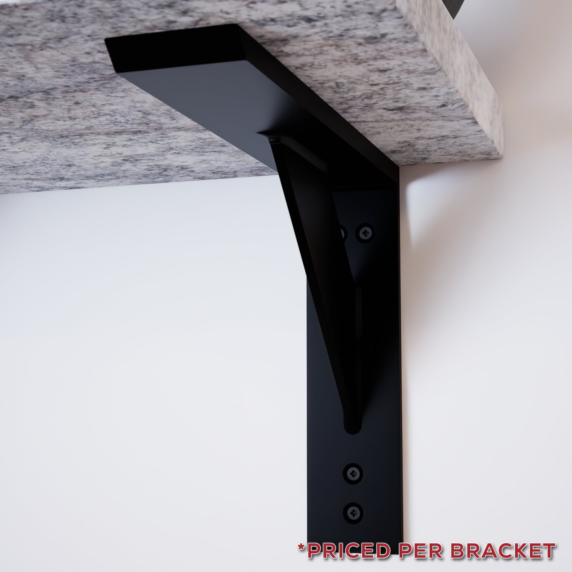 The Original™ Large Shelf Bracket (14 x 10 inch, Steel)