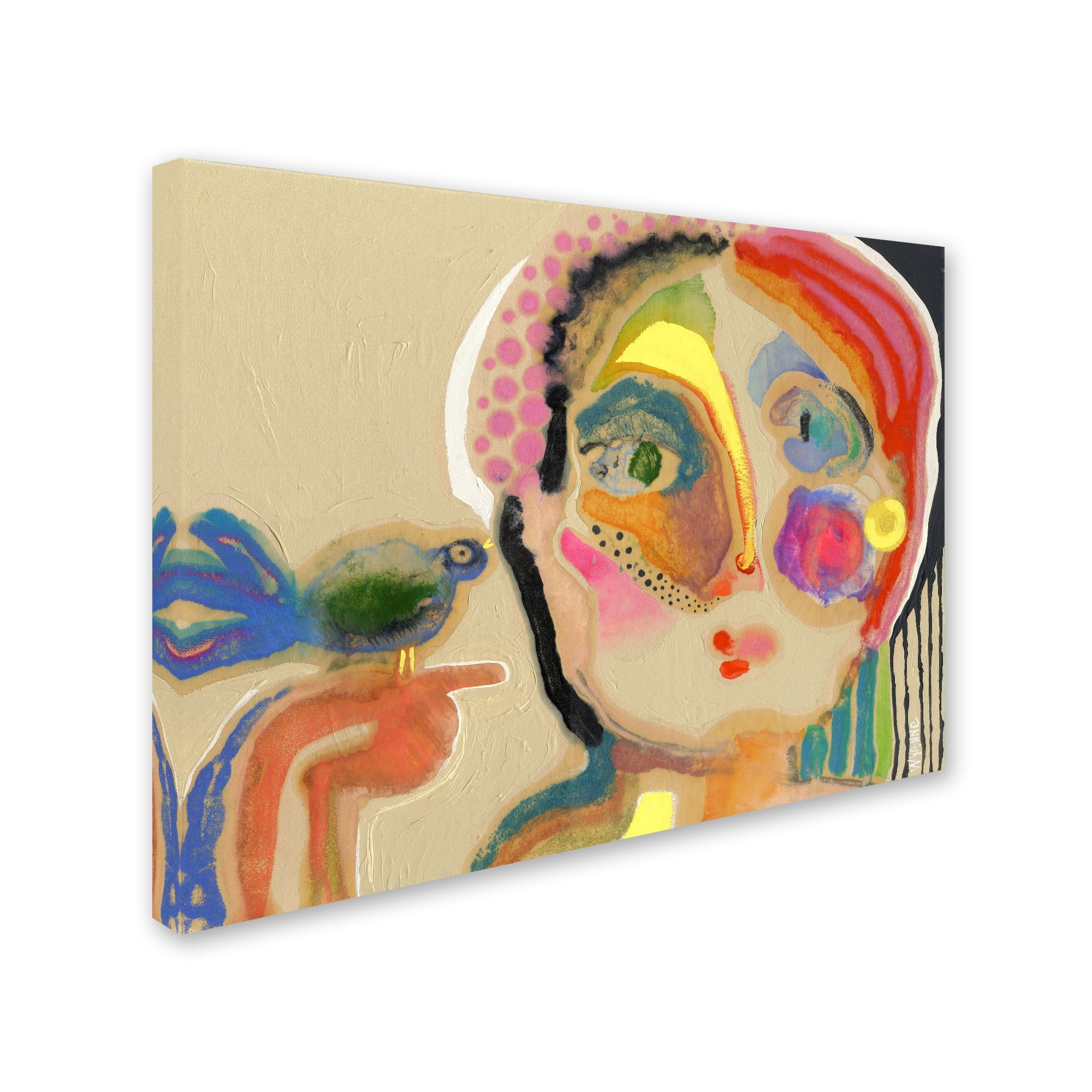 Trademark Fine Art - 14"x19" Wyanne 'The Talker' Canvas Art