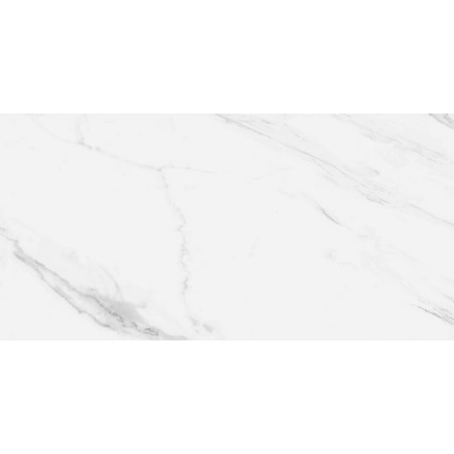The Tile Life Cheyenne White 12" x 24" Porcelain Marble Look Floor and Wall Tile - 4x4 Sample