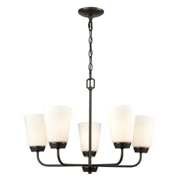 Thomas Lighting - 5 Light Chandelier-Oil Rubbed Bronze Finish    -Traditional