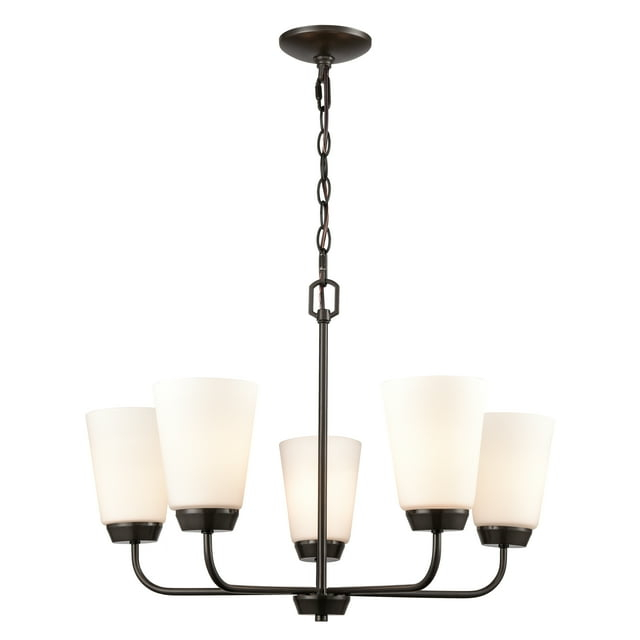 Thomas Lighting - 5 Light Chandelier-Oil Rubbed Bronze Finish    -Traditional