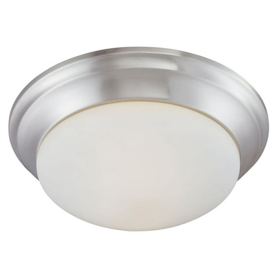 Thomas Lighting - Essentials - Two Light Flush Mount-Brushed Nickel Finish