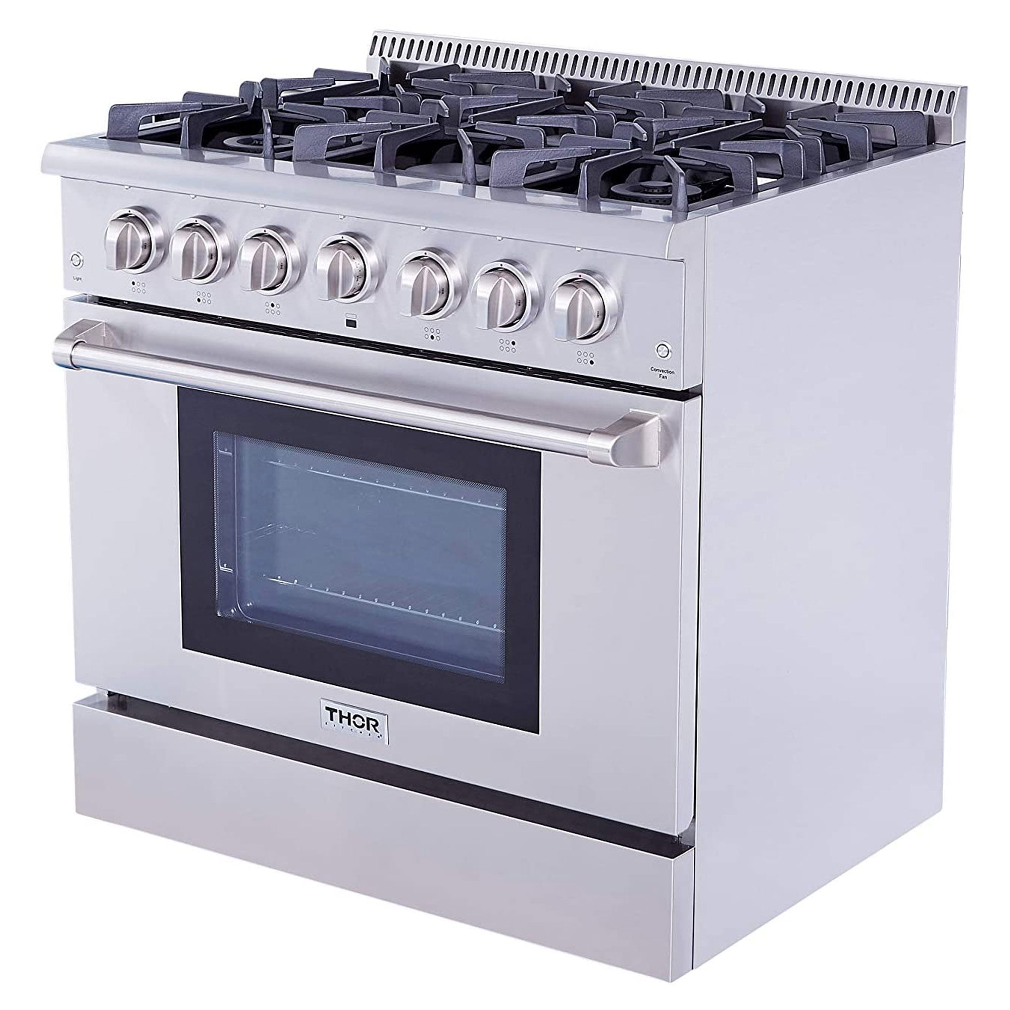 Thor Kitchen 36 Inch Professional Gas Range in Stainless Steel-HRG3618U