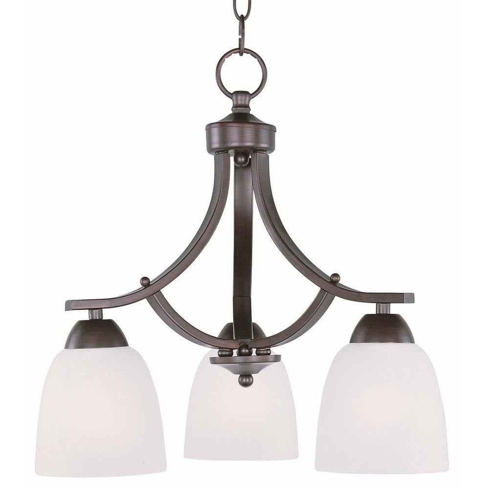 Maxim Lighting Axis 3 - Light Chandelier in  Oil Rubbed Bronze