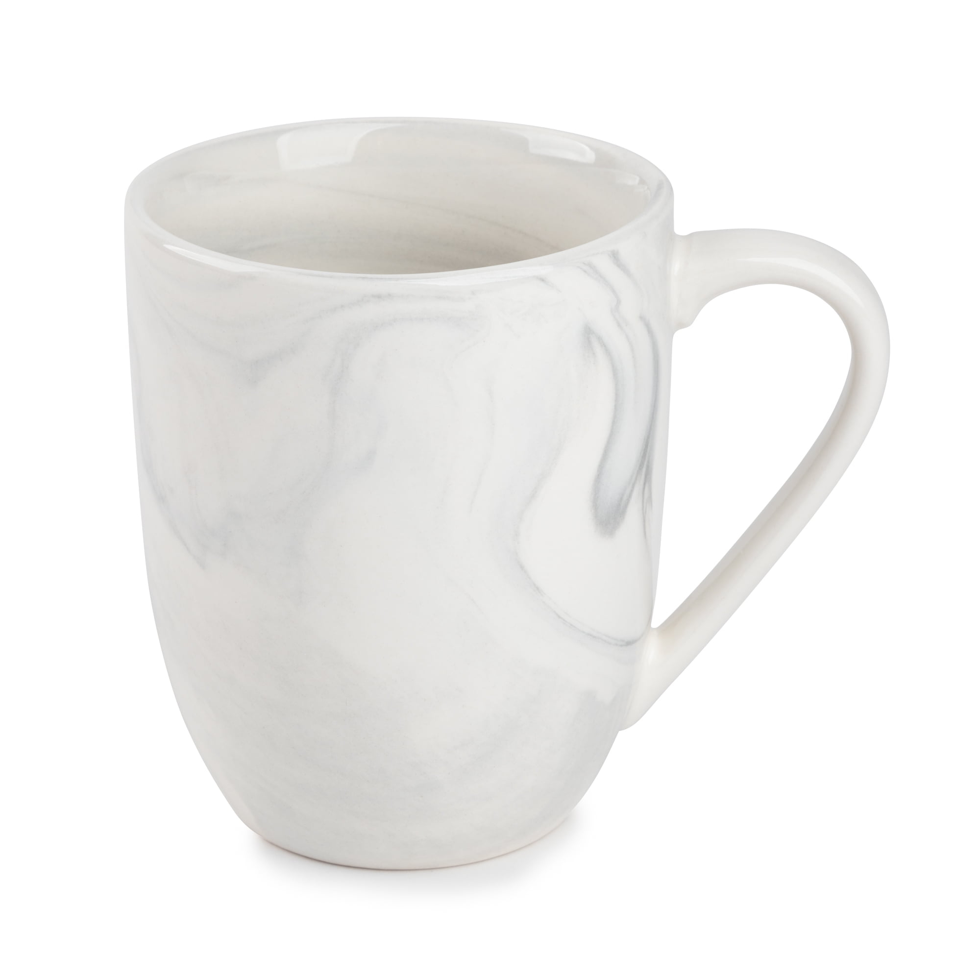 Thyme & Table Stoneware Mug, Grey Marble Collection