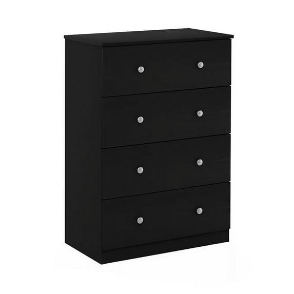 Tidur Simple Design 4-Drawer Dresser, Americano