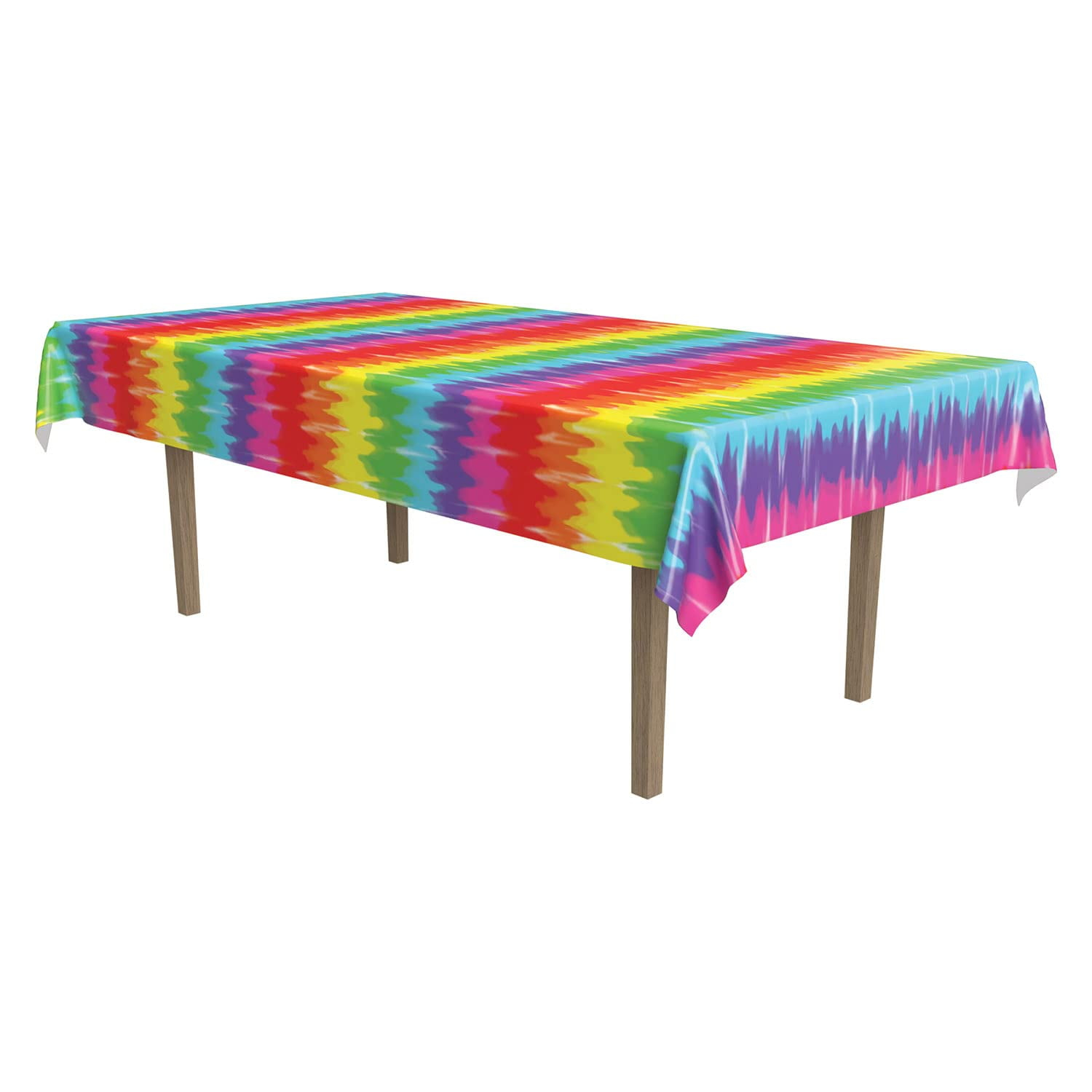 Beistle Tie-Dyed Tablecover; 54" x 108" 2/Pack 57934