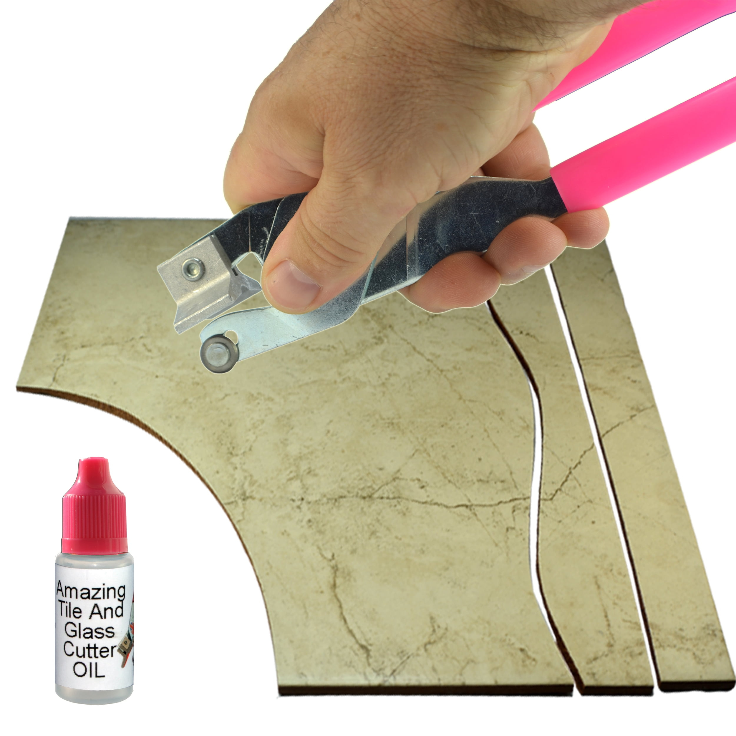 Tile Cutters Tile Tools for Cutting Ceramic Tile Glass Tile Cut Straight Lines and Curved Lines Cleanly No Wet Saw No Mess Cut Faster and Cleaner than a Wet Tile saw Replaceable Blade Cuts 1000 Feet
