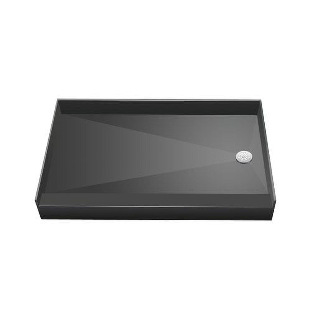 Tile Redi Base'N Bench Single Threshold Shower Base with Bench and Drain Plate