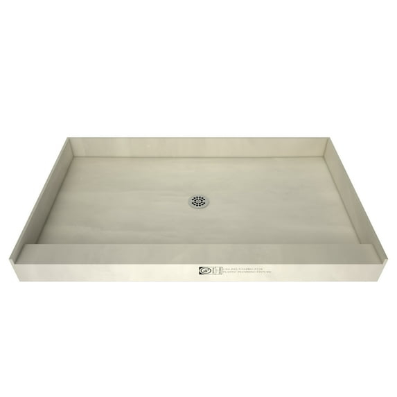 Tile Redi P3236c-Pvc Redi Base 36" X 32" Rectangular Shower Base - Chrome