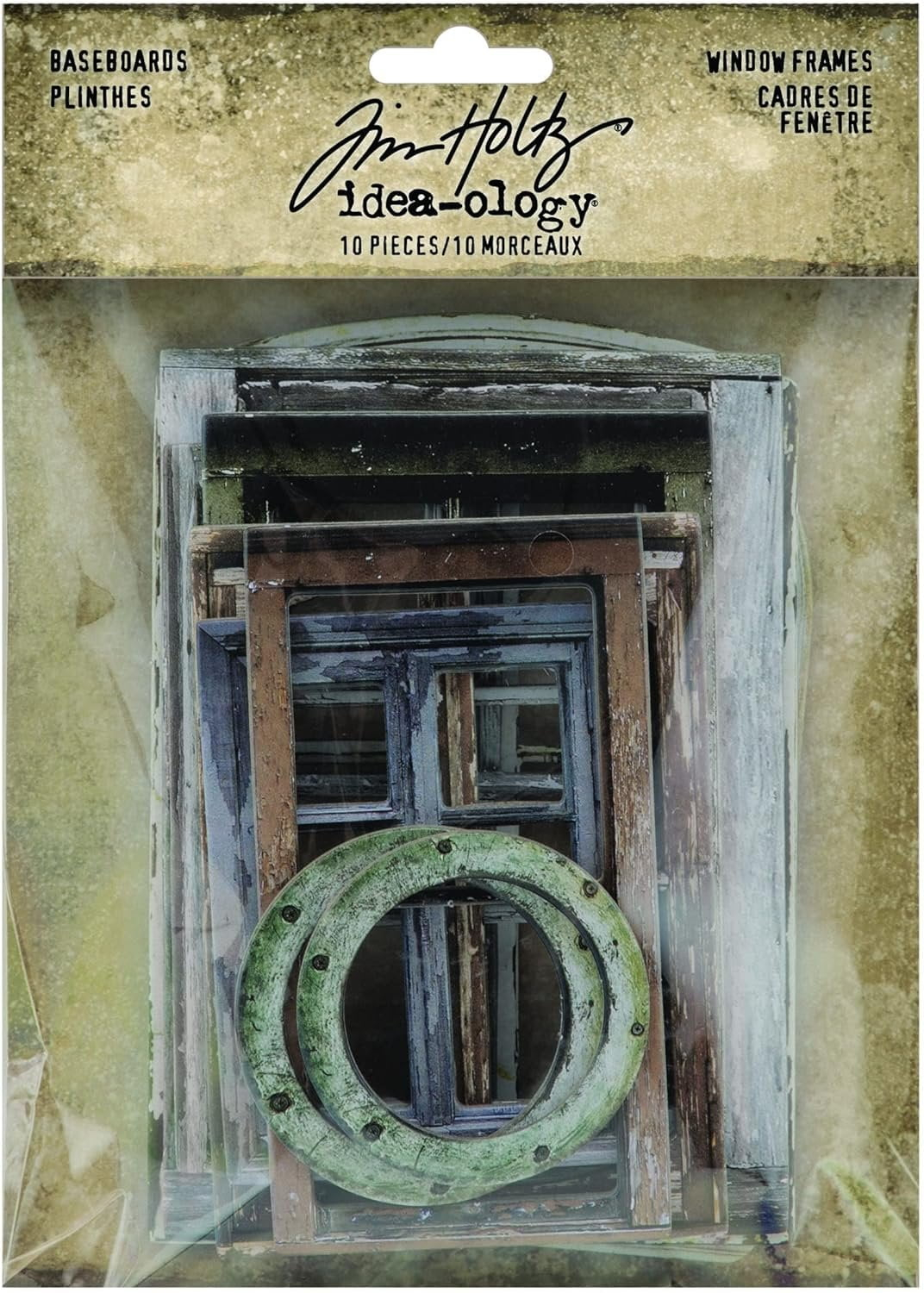 Tim Holtz Baseboards Window Frames Paper Crafts, Multi