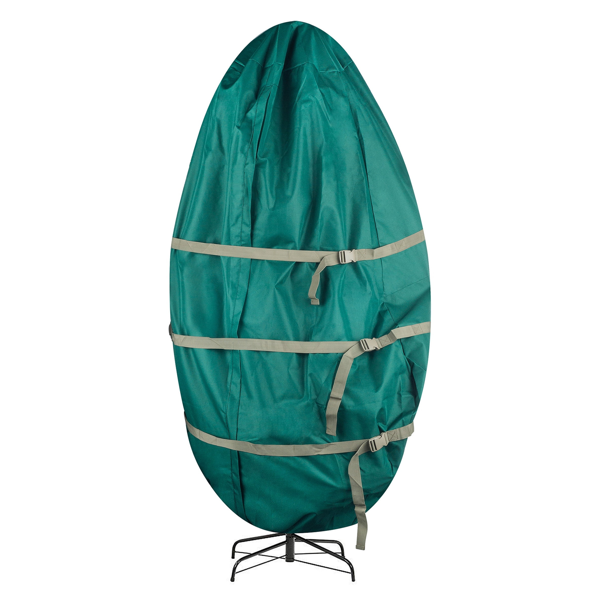 Tiny Tim Totes Upright Canvas Christmas Tree Storage Bag for 7.5-Foot Trees, Green