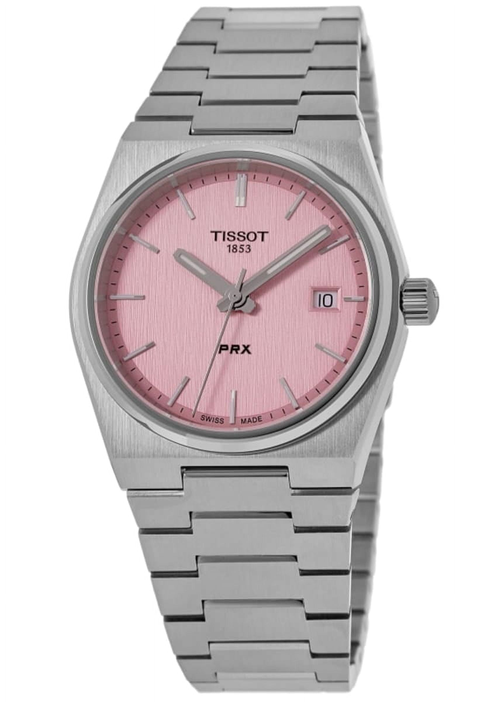 Tissot PRX 35mm Quartz Pink Dial Steel Women's Watch T137.210.11.331.00