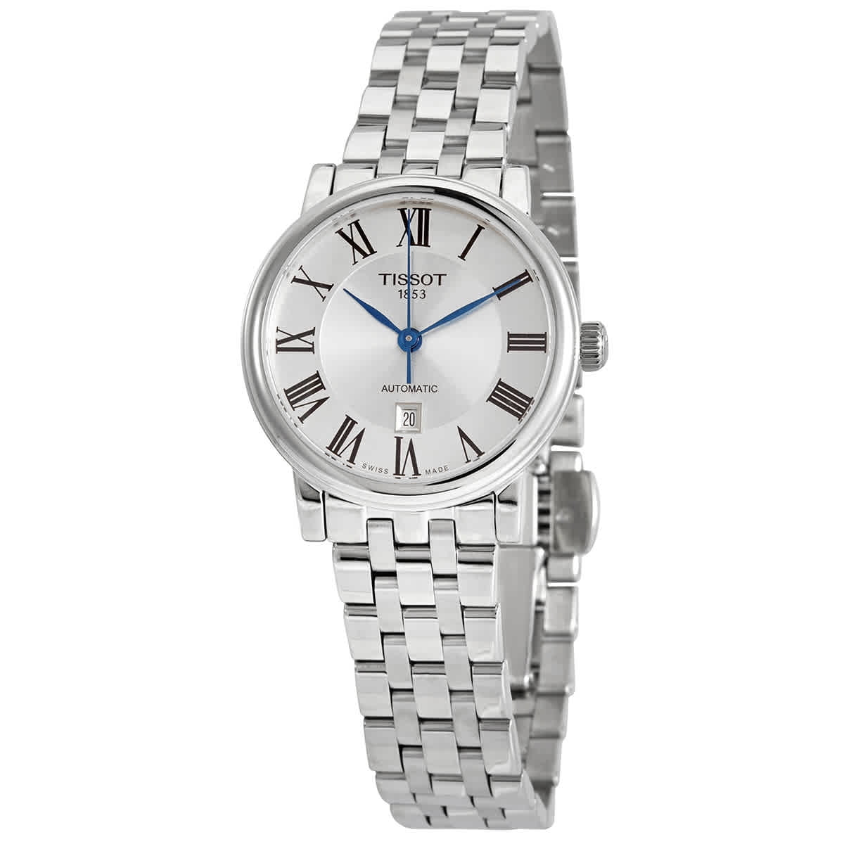 Tissot T-Classic Automatic Silver Dial Ladies Watch T122.207.11.033.00