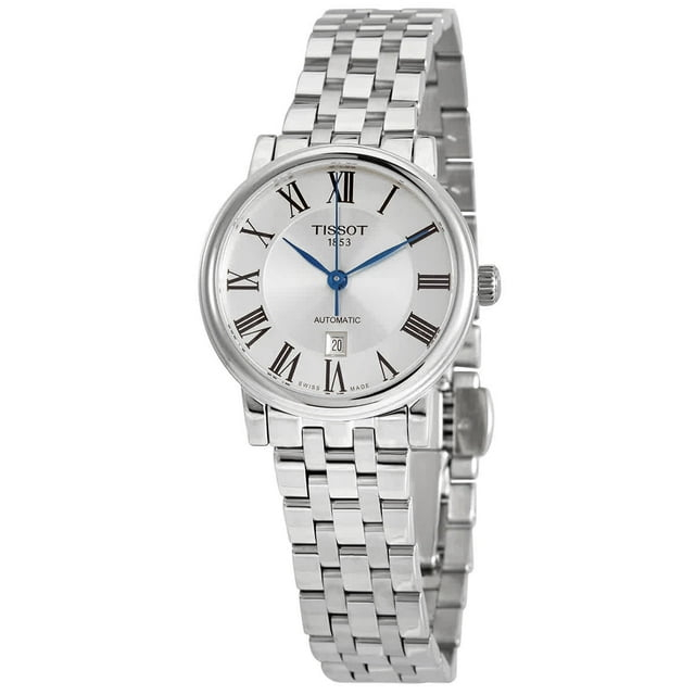 Tissot T-Classic Automatic Silver Dial Ladies Watch T122.207.11.033.00