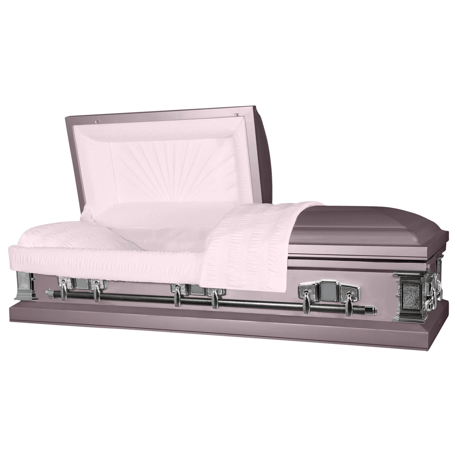 Titan Casket, Satin Series Funeral Casket in Orchid
