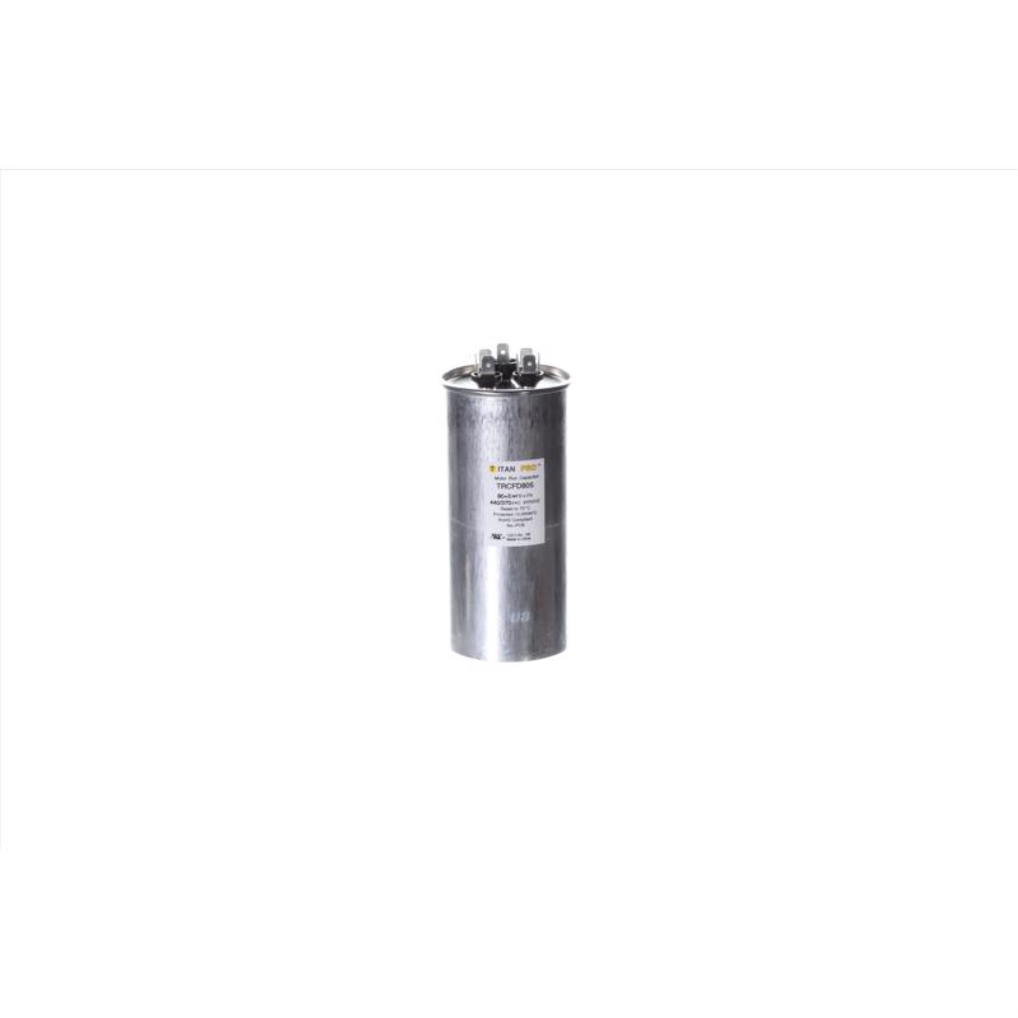 Titan Pro 80+5 MFD 440 V Round Run Capacitor