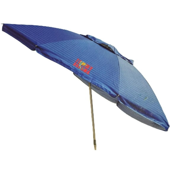 Tommy Bahama 8 ft Beach Umbrella with wind vent and sand anchor- Rich blue