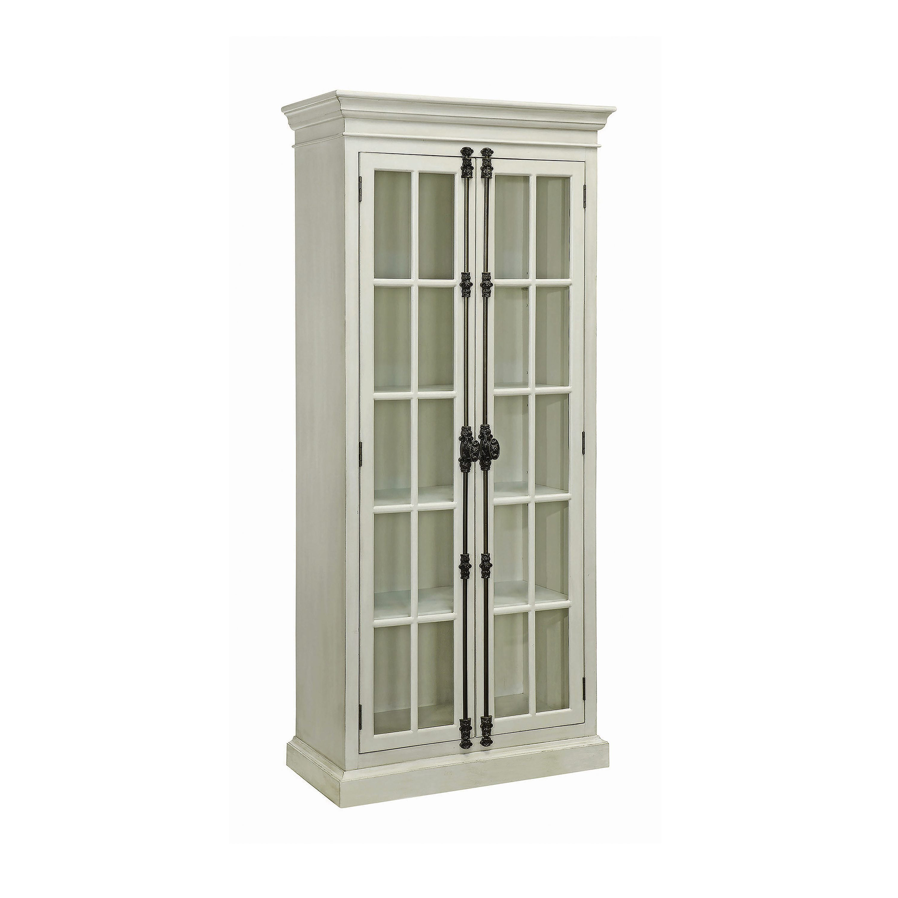 Toni 2-door Tall Cabinet Antique White