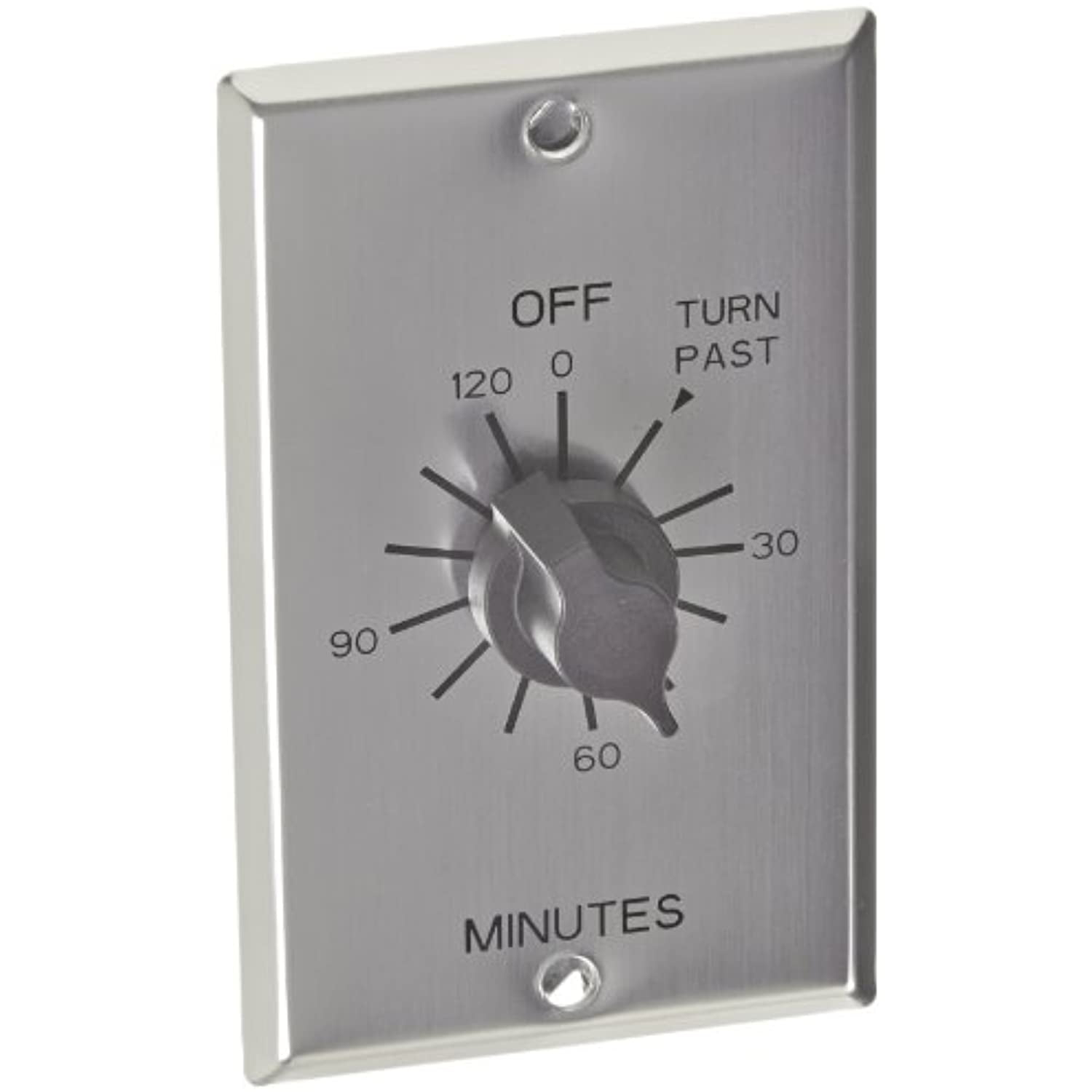 C Series Commercial Style Spring Wound Auto Off In-Wall Time Switch, 2 Hours