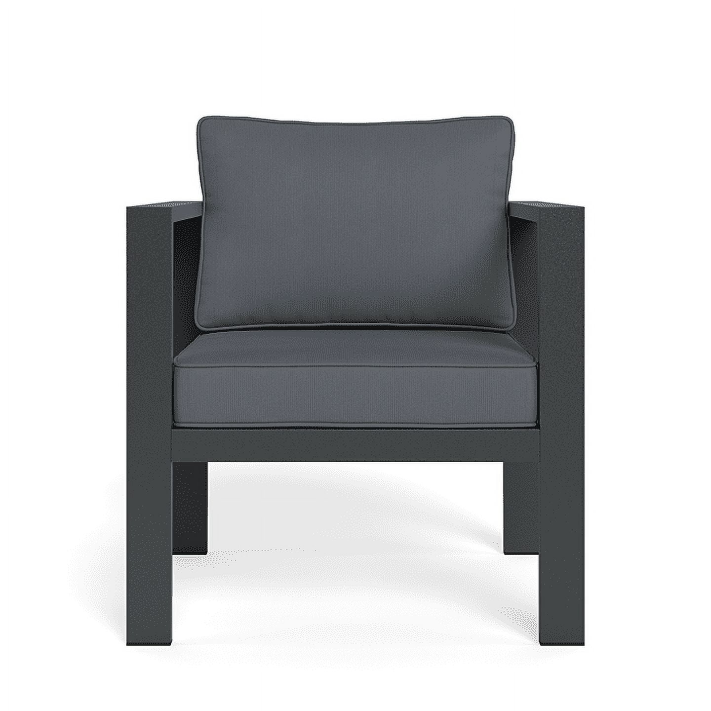 Tortuga Outdoor Lakeview Aluminum Club Chair - Gray