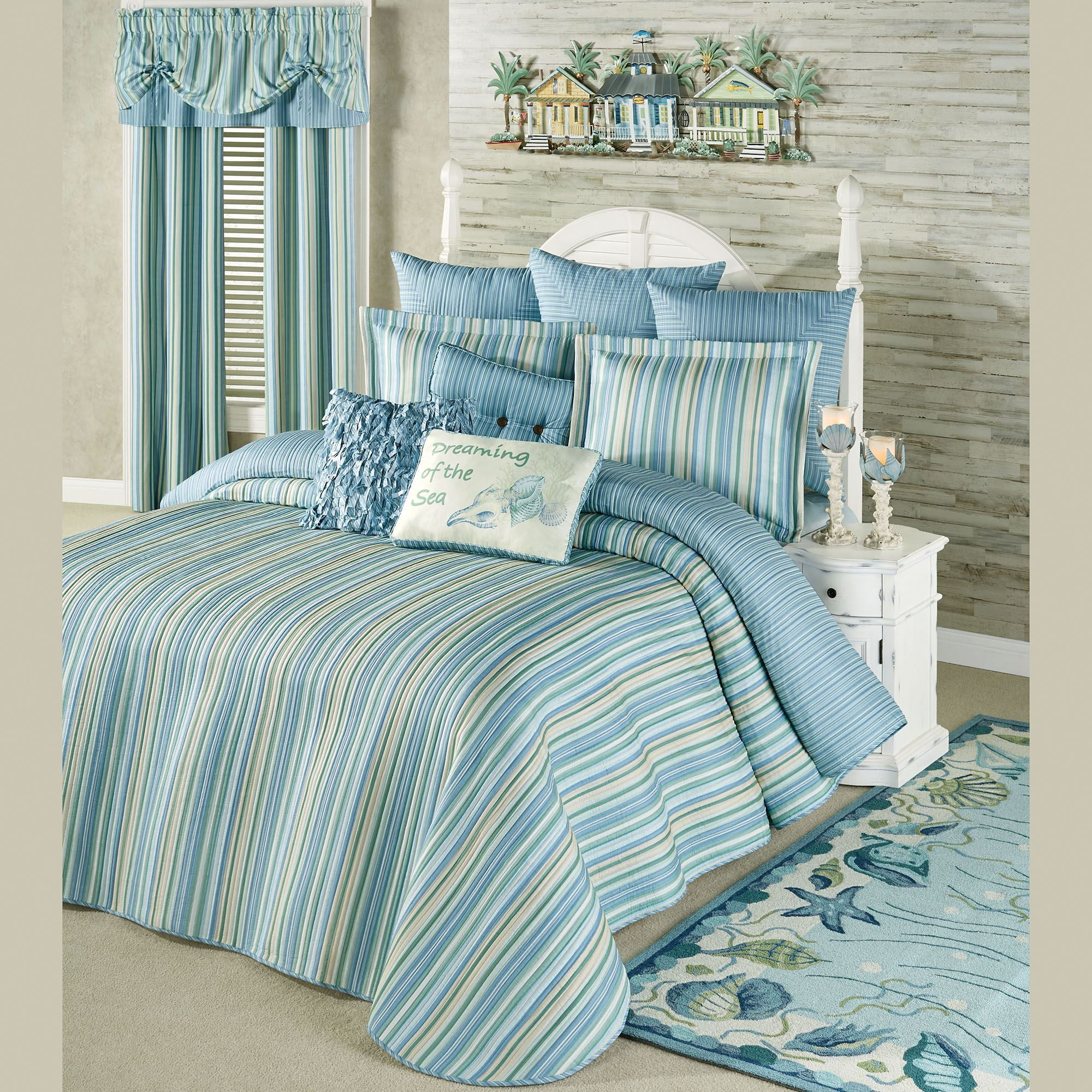 Touch of Class Clearwater Grande Bedspread Multi Cool Bedspread Grand Twin
