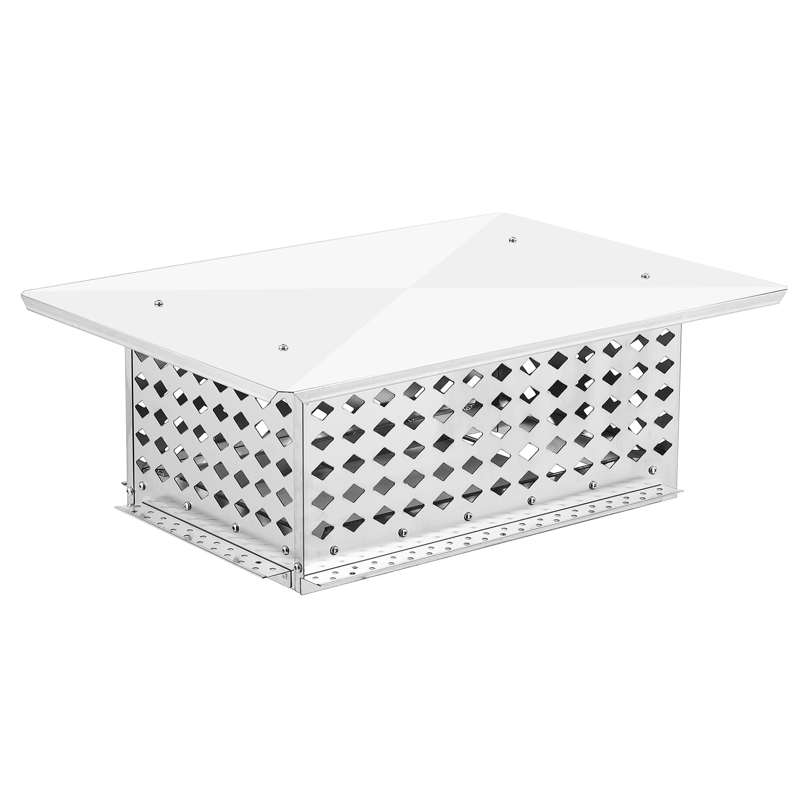 Towallmark Chimney Cover, Chimney Rain Caps, Fireplace Chimney Caps for Outside Adjustable Bottom to Fit Existing Clay Flue Tile Sizes