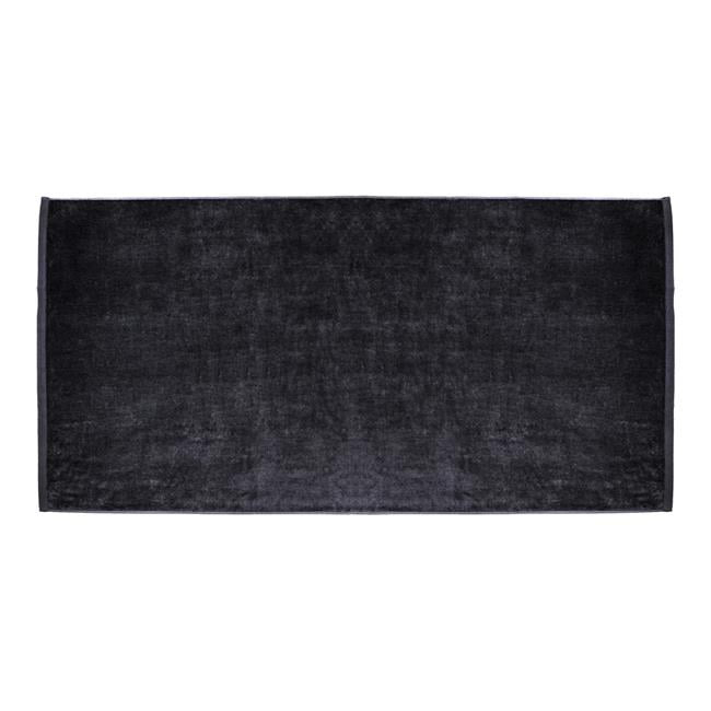 Towelsoft  Oversized Large Terry Velour 100 Percent Ring Spun Cotton Beach Towel - Black