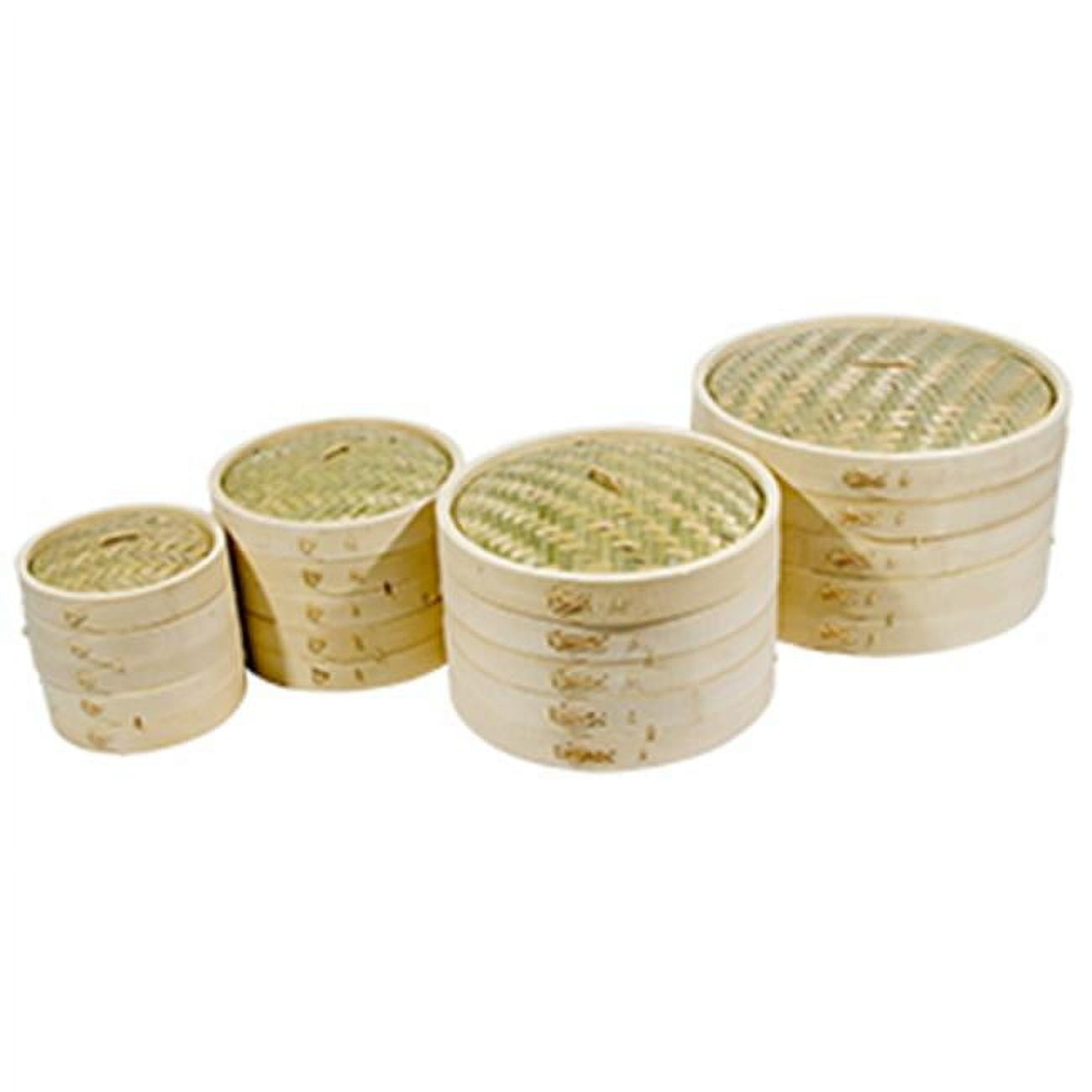 Town Food Service 34210 10 in. Bamboo Steamer Set