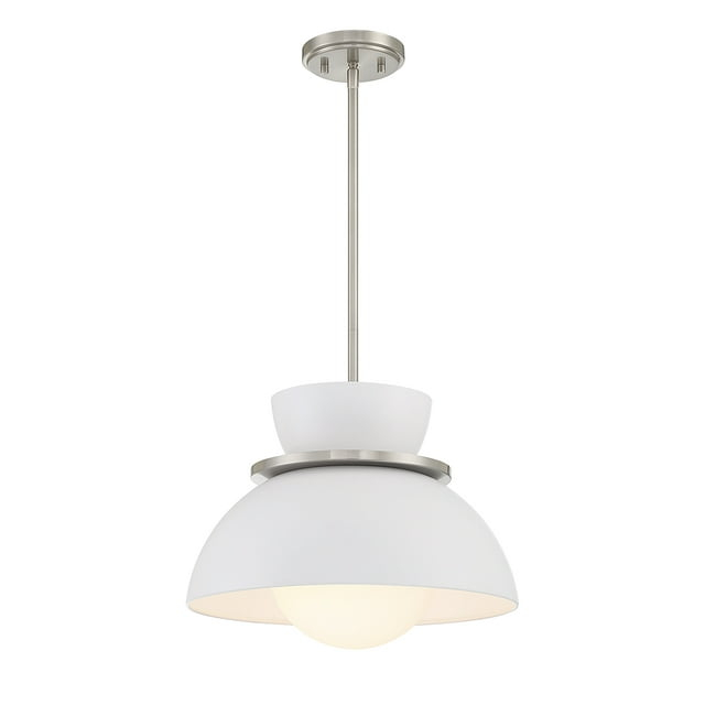 Trade Winds Bonnie 1-Light Pendant in Brushed Nickel