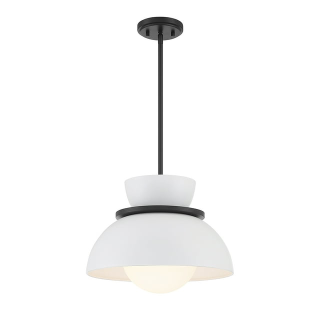 Trade Winds Bonnie 1-Light Pendant in Matte Black