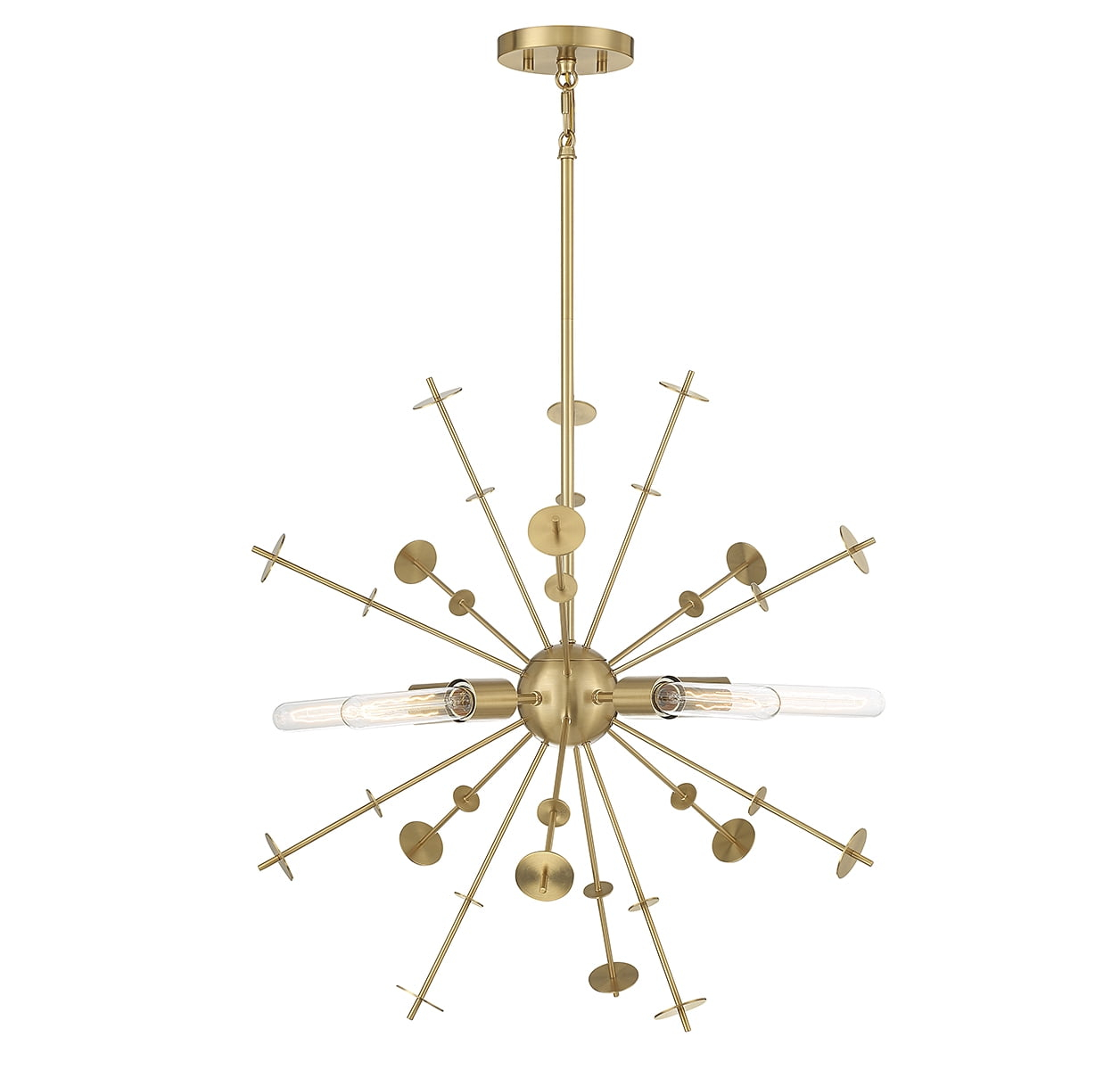 Trade Winds Kenneth 5-Light Pendant in Natural Brass
