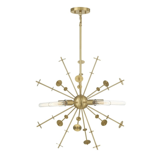 Trade Winds Kenneth 5-Light Pendant in Natural Brass
