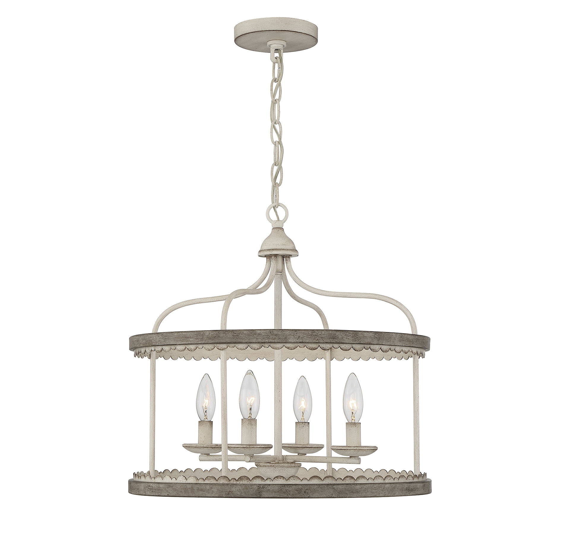 Trade Winds Lighting 4-Light Pendant Light In Silo Finish