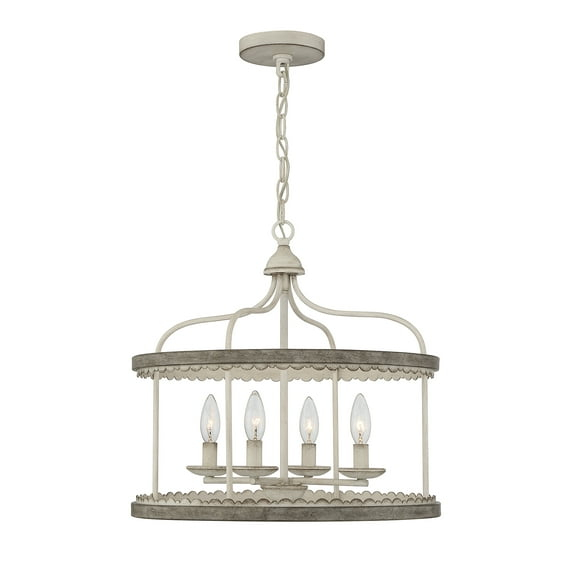Trade Winds Lighting 4-Light Pendant Light In Silo Finish