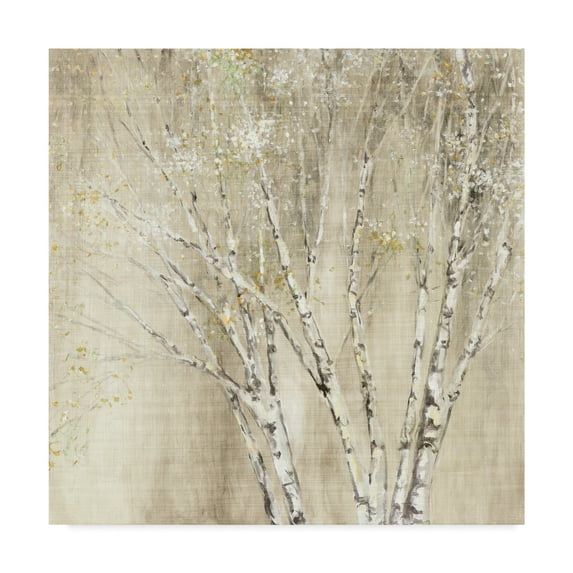 Trademark Fine Art 'Blue Birch Neutral' Canvas Art by Julia Purinton