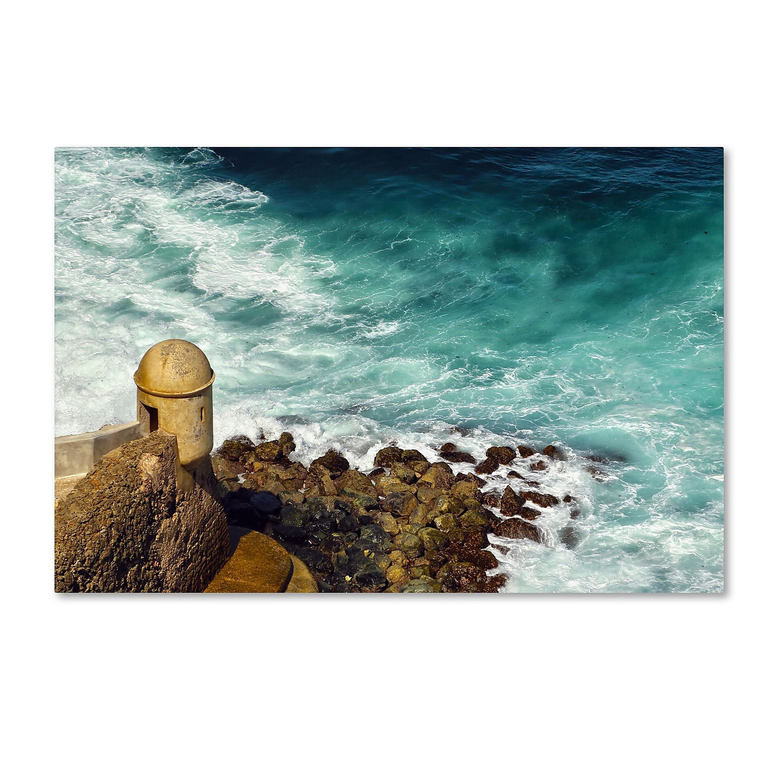 Trademark Fine Art "Castillo de San Felipe del Morro" Lienzo Art de Cateneyes