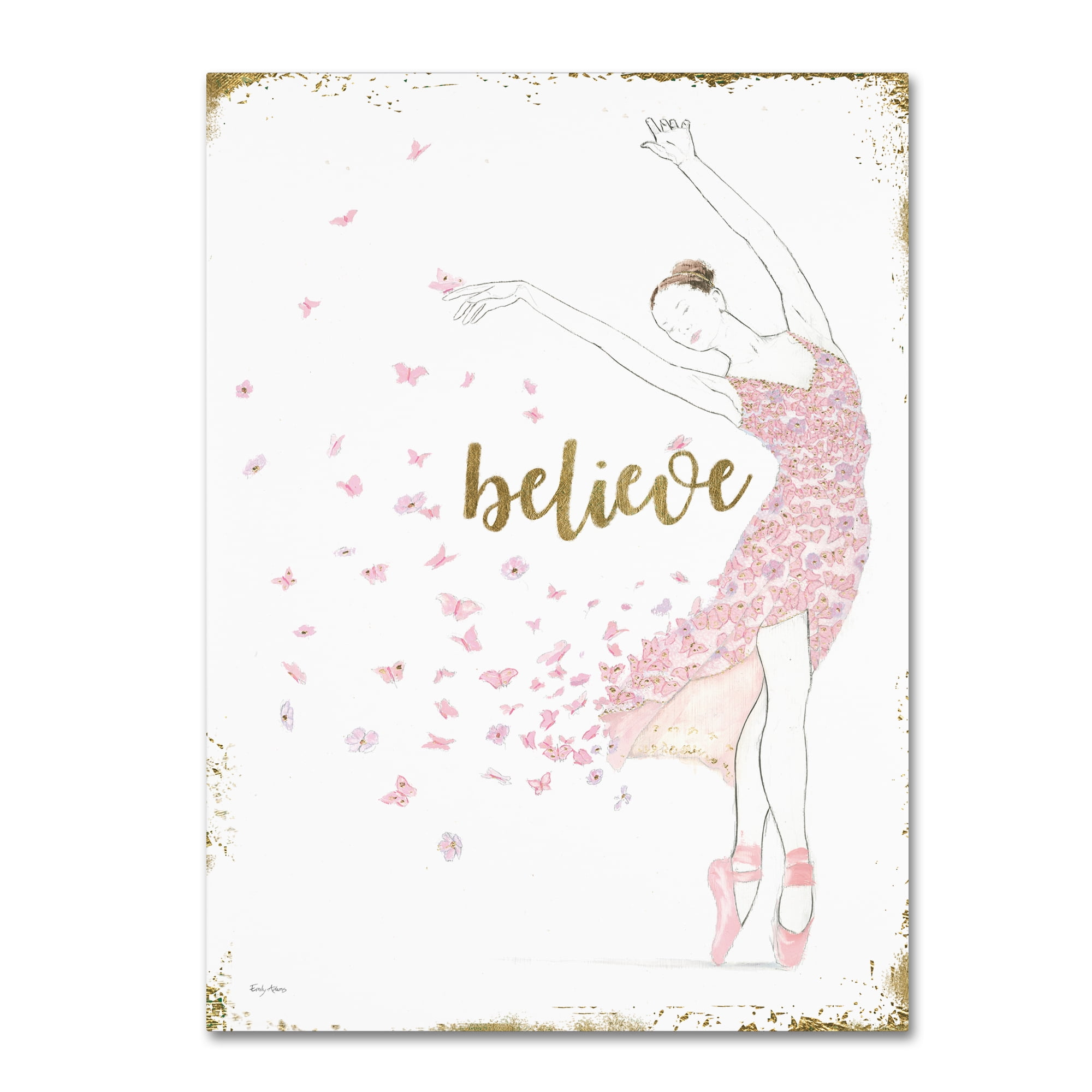 Trademark Fine Art 'Dream Dancer I' Canvas Art by Emily Adams