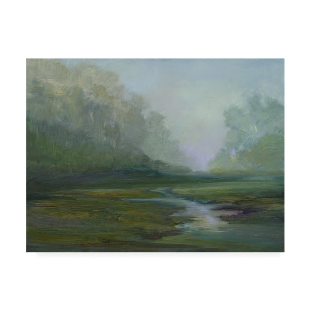 Trademark Fine Art 'Early Morning Fog' Canvas Art by Sheila Finch