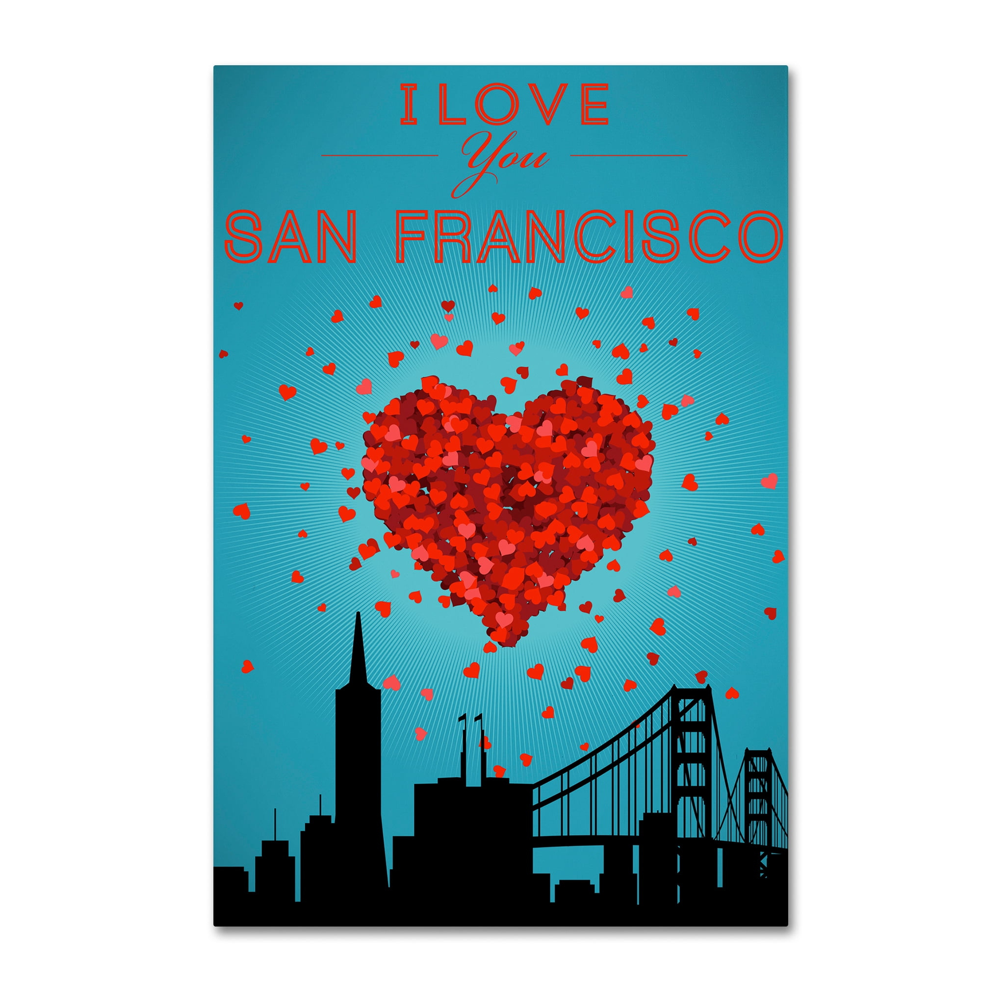 Trademark Fine Art 'Heart 1' Canvas Art by Lantern Press