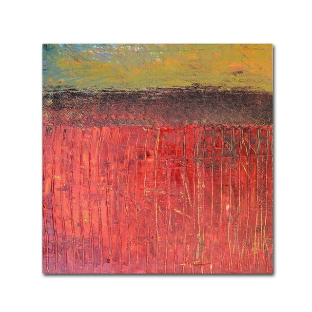 Trademark Fine Art "Highway Series Cranberry Bog" Canvas Art by Michelle Calkins