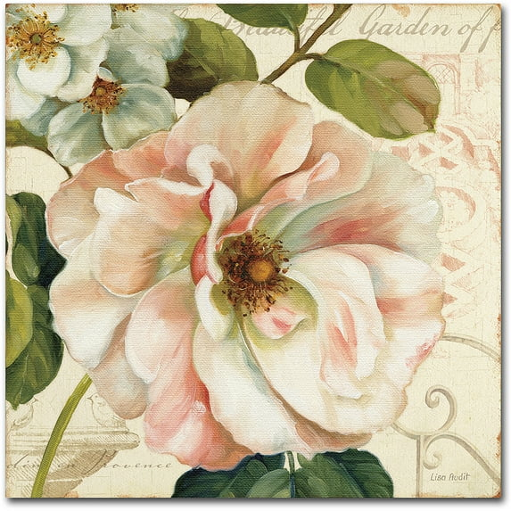 Trademark Fine Art "Les Jardin II" Canvas Art by Lisa Audit