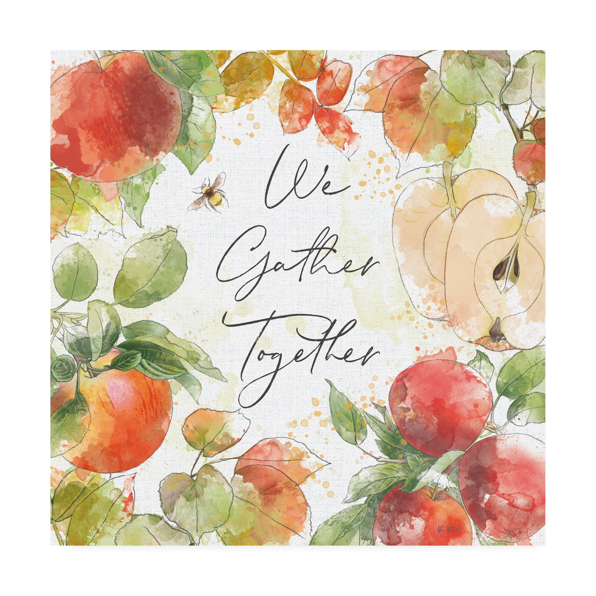 Trademark Fine Art 'Orchard Harvest III' Canvas Art by Katie Pertiet