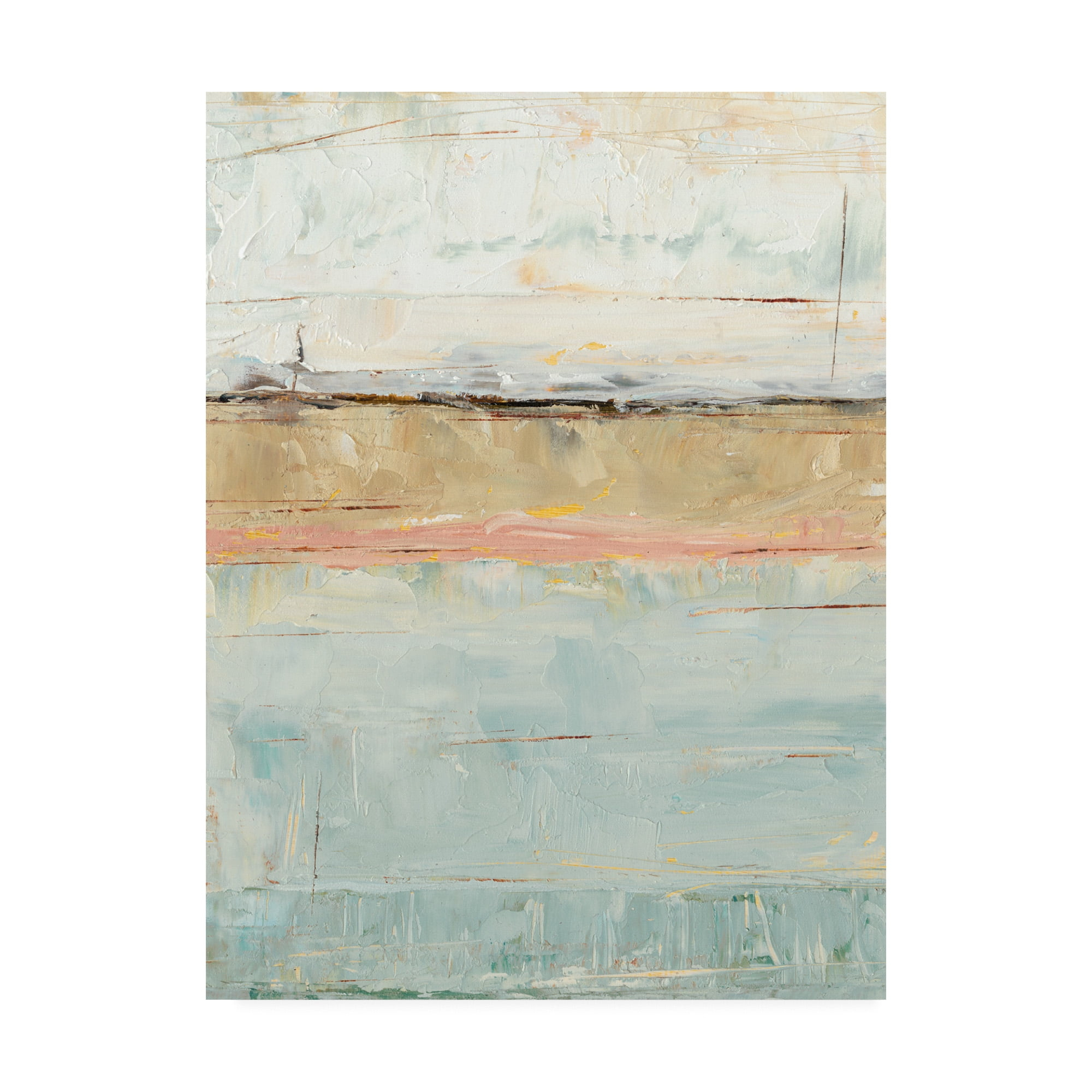 Trademark Fine Art 'Pastel Horizon Paint I' Canvas Art by Ethan Harper