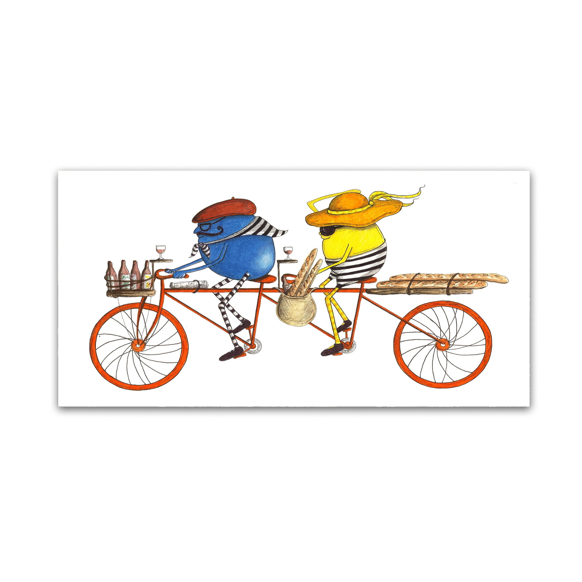 Trademark Fine Art 'Picnic' Canvas Art by Michelle Campbell