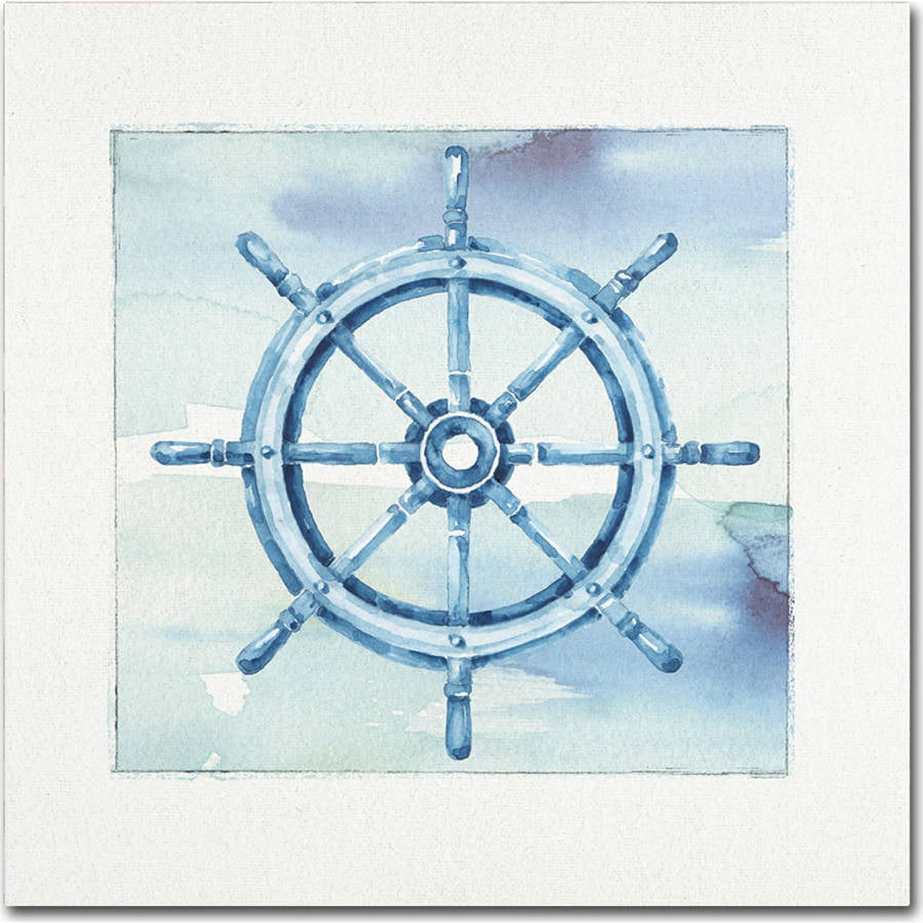 Trademark Fine Art "Sea Life Wheel v2" Canvas Art by Lisa Audit