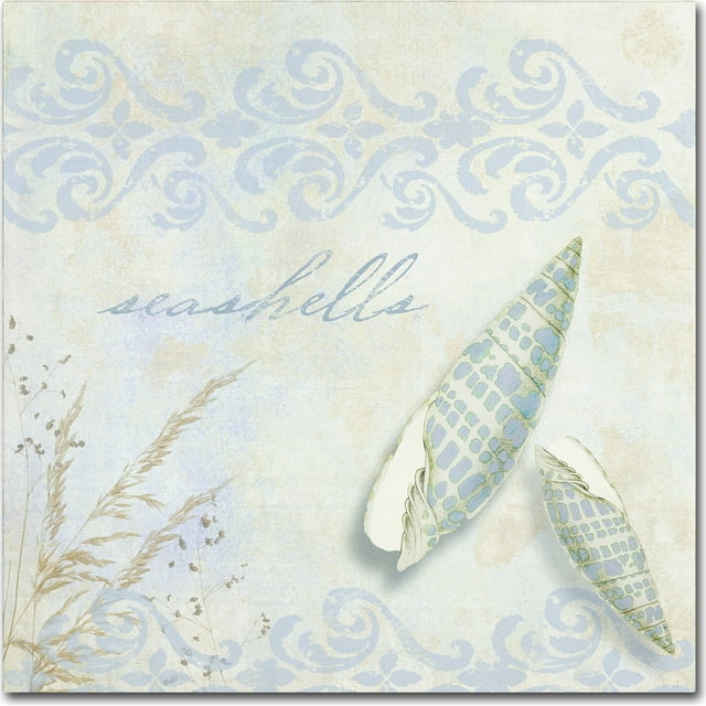 Trademark Fine Art "She Sells Seashells II" Canvas Art by Color Bakery